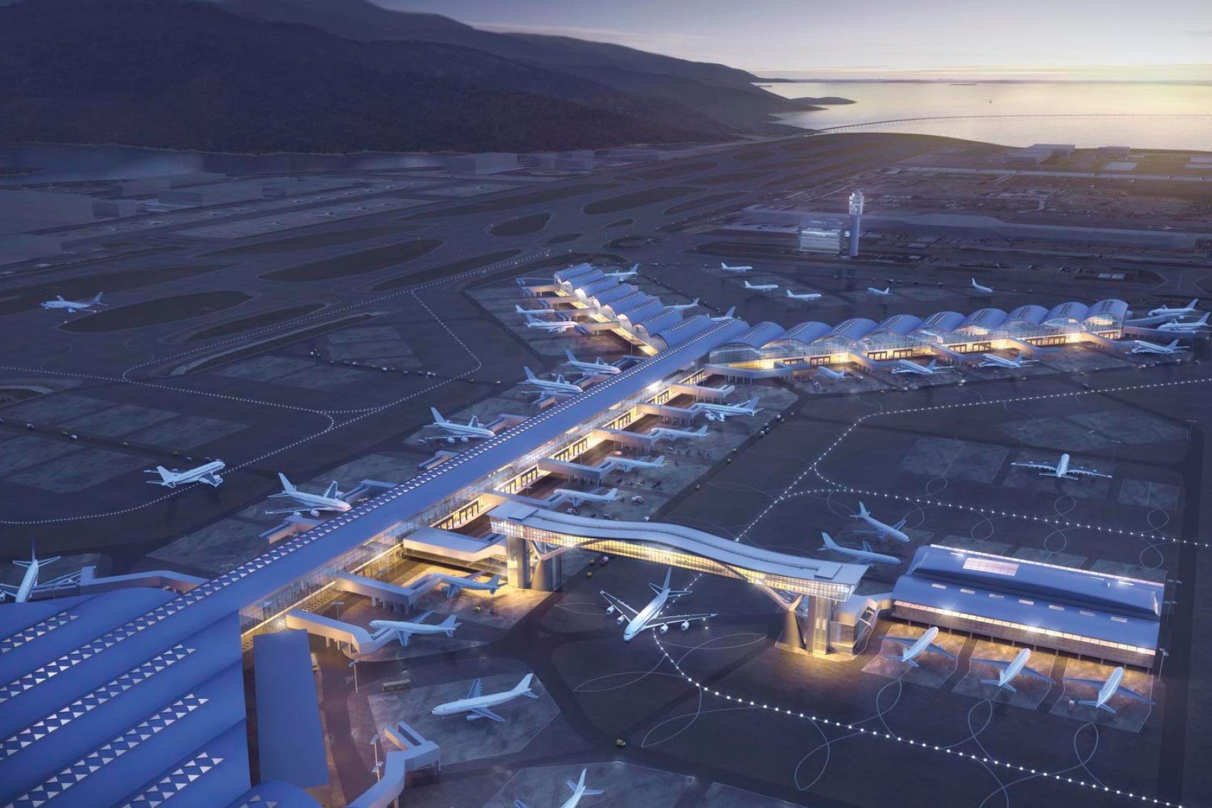 Hong Kong International Airport third runway. Credit: Hong Kong International Airport