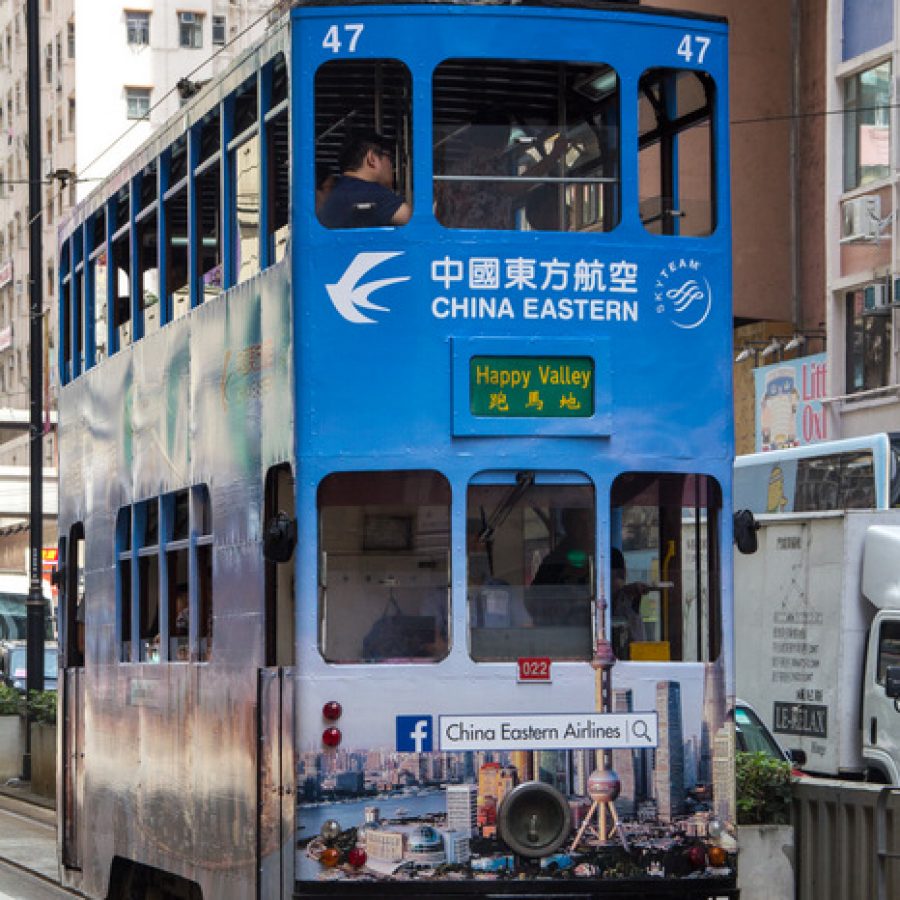 Hong Kong tram. Credit: Anindya Basu