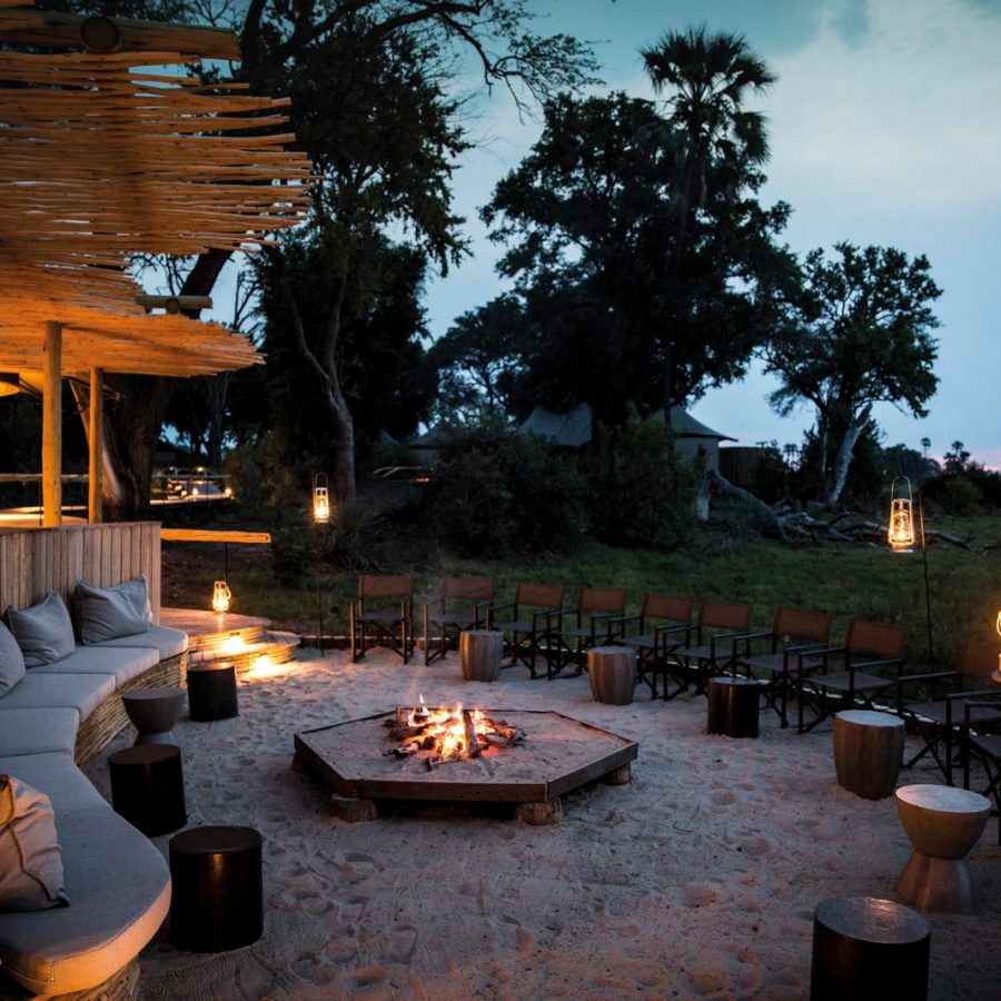 Lounge around a fire pit