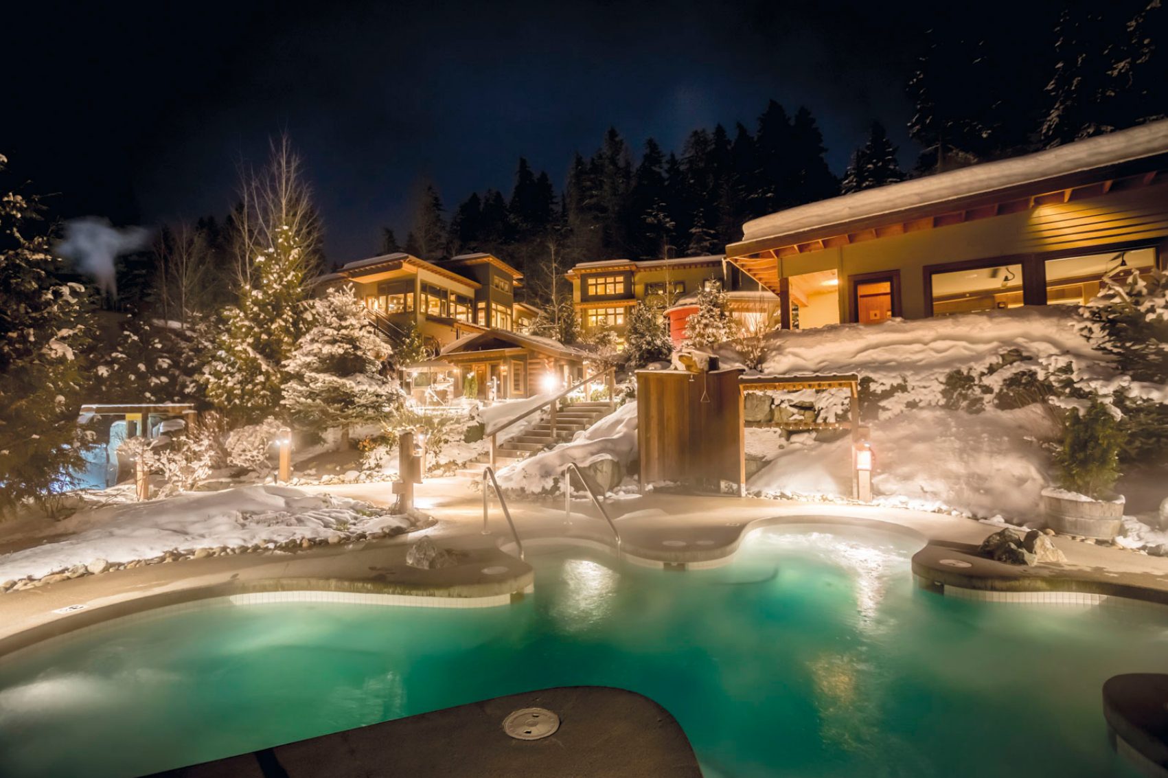 A view of Scandinave Spa. Credit: Justa Jeskova