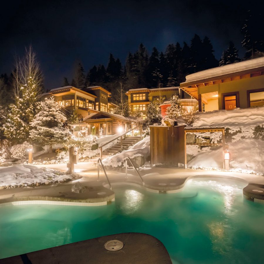 A view of Scandinave Spa. Credit: Justa Jeskova