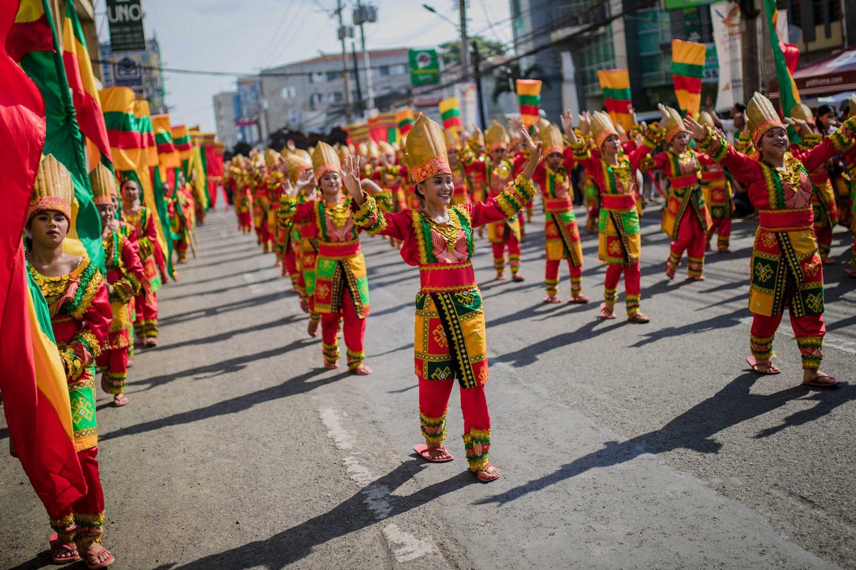 DAVAO, The Indak-Indak parade during 