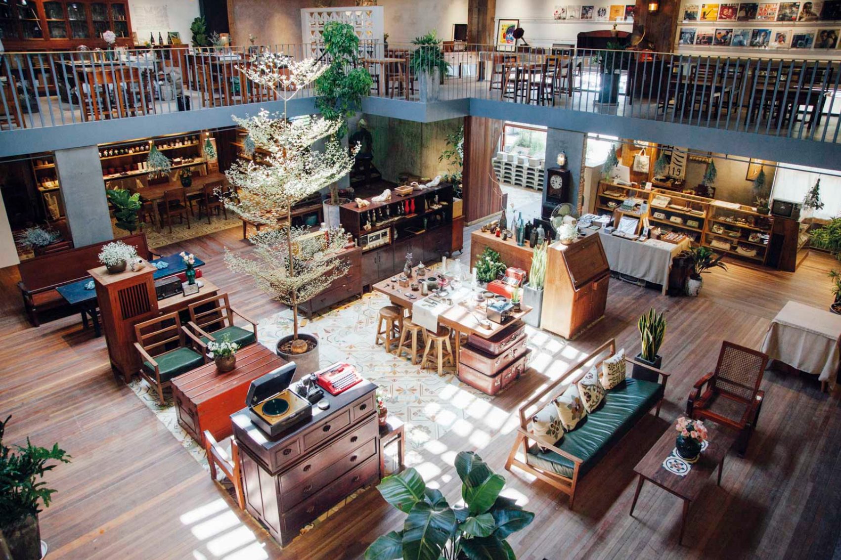 A top view inside Goodone art and culture, shopping and dining hub in Zhuhai, China (Greater Bay Area) 