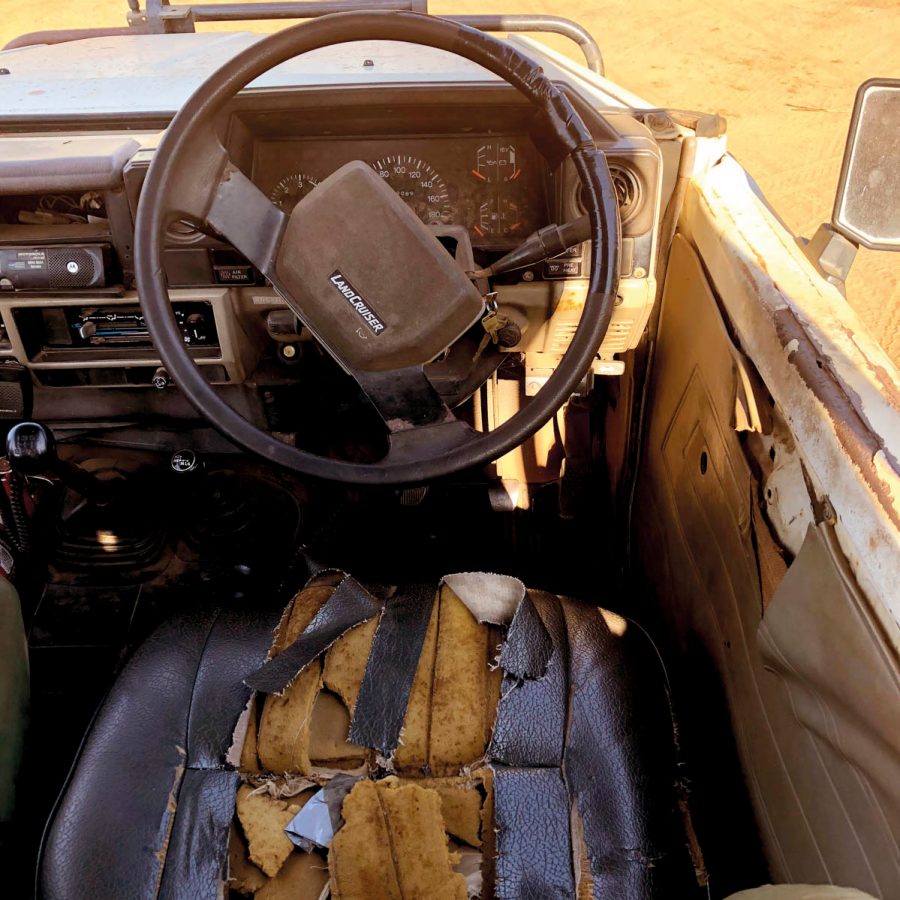 Car in outback