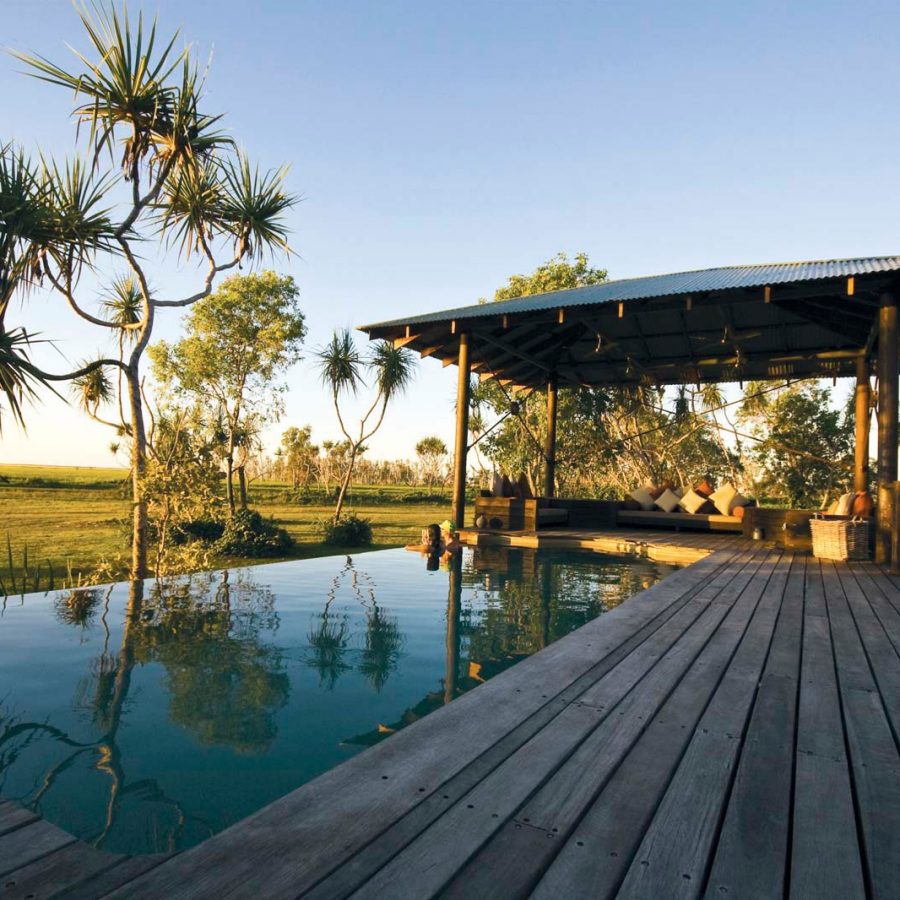 Swimming pool at Bamurru Plains