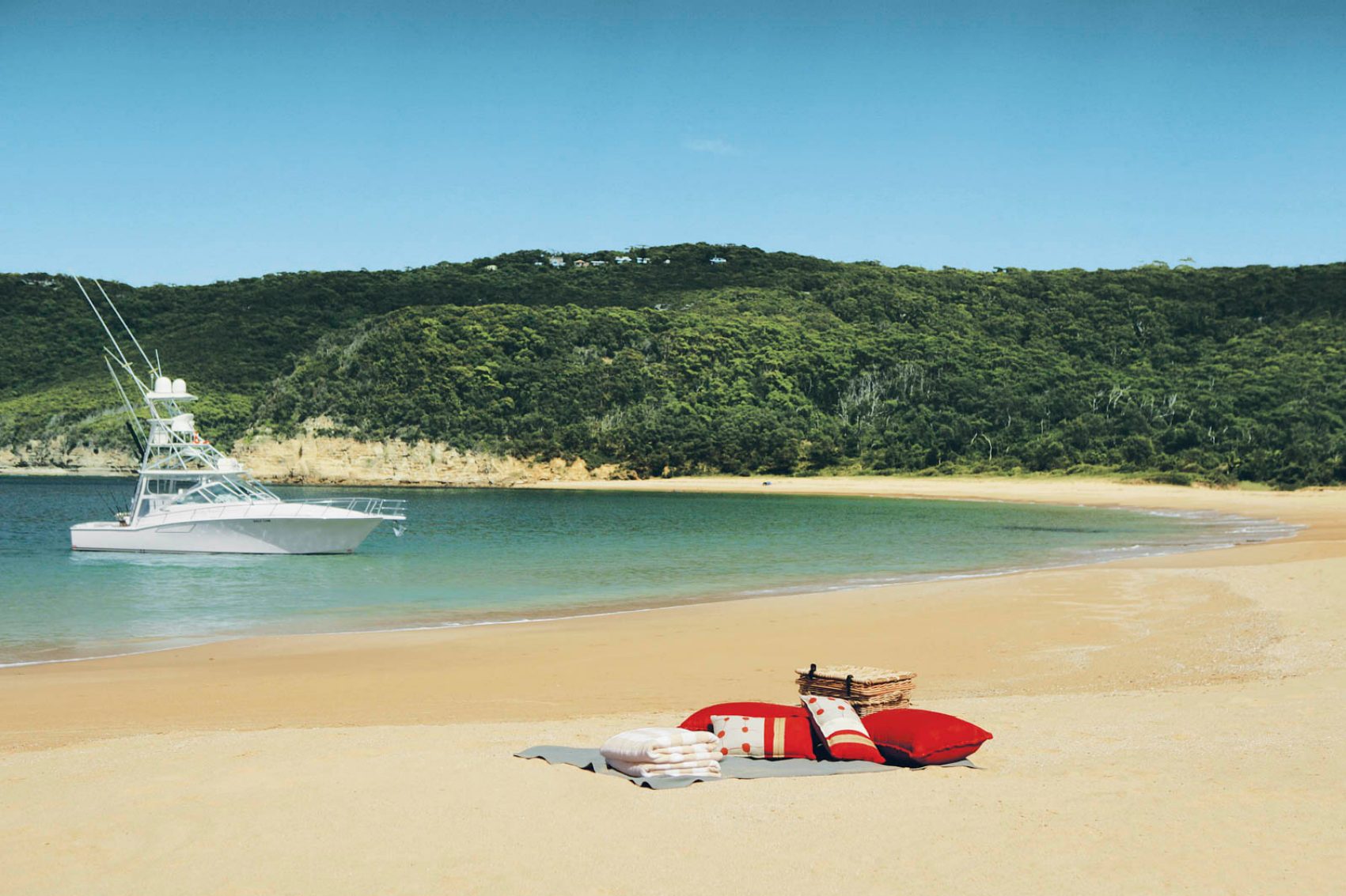 The beach by Pretty Beach House, New South Wales, Australia