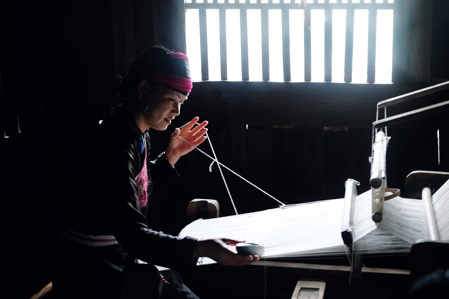 Woman crafting in Fuzhou