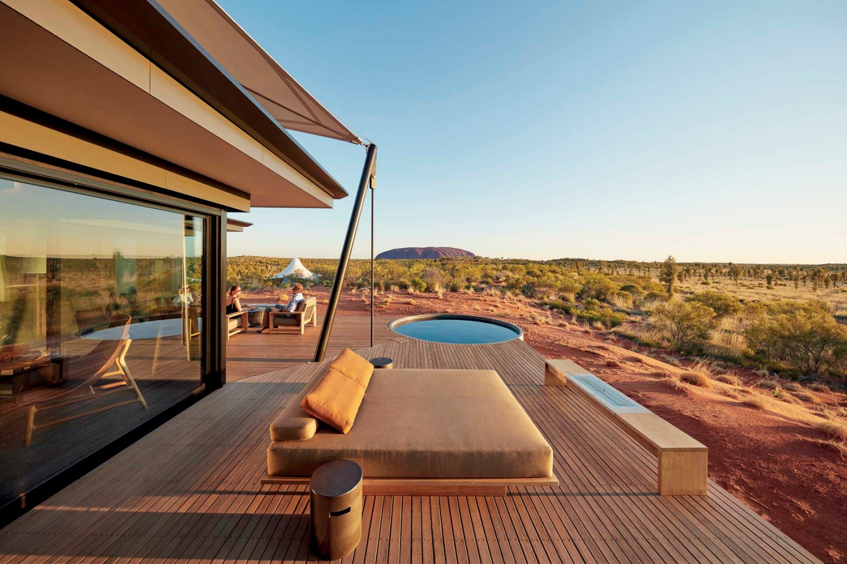 Longitude 131 lodge, Uluru, Australia