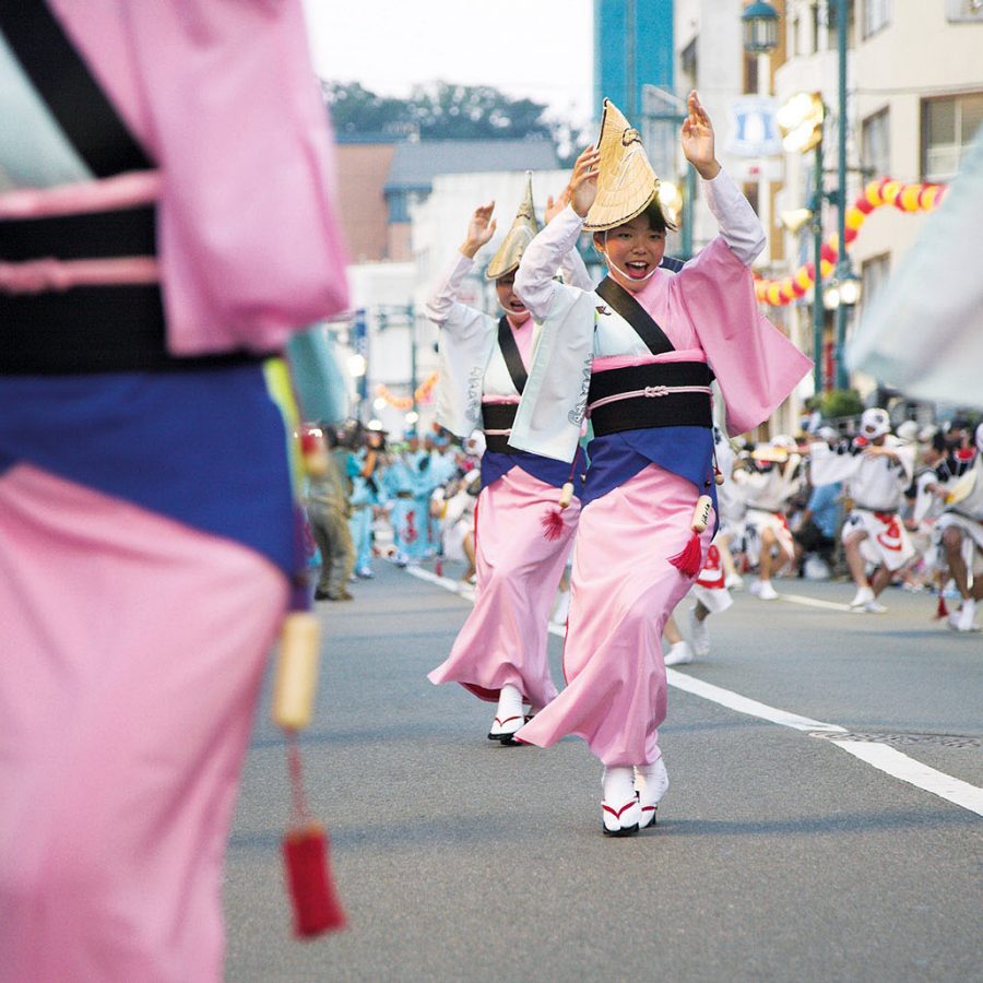folk dance in Japan