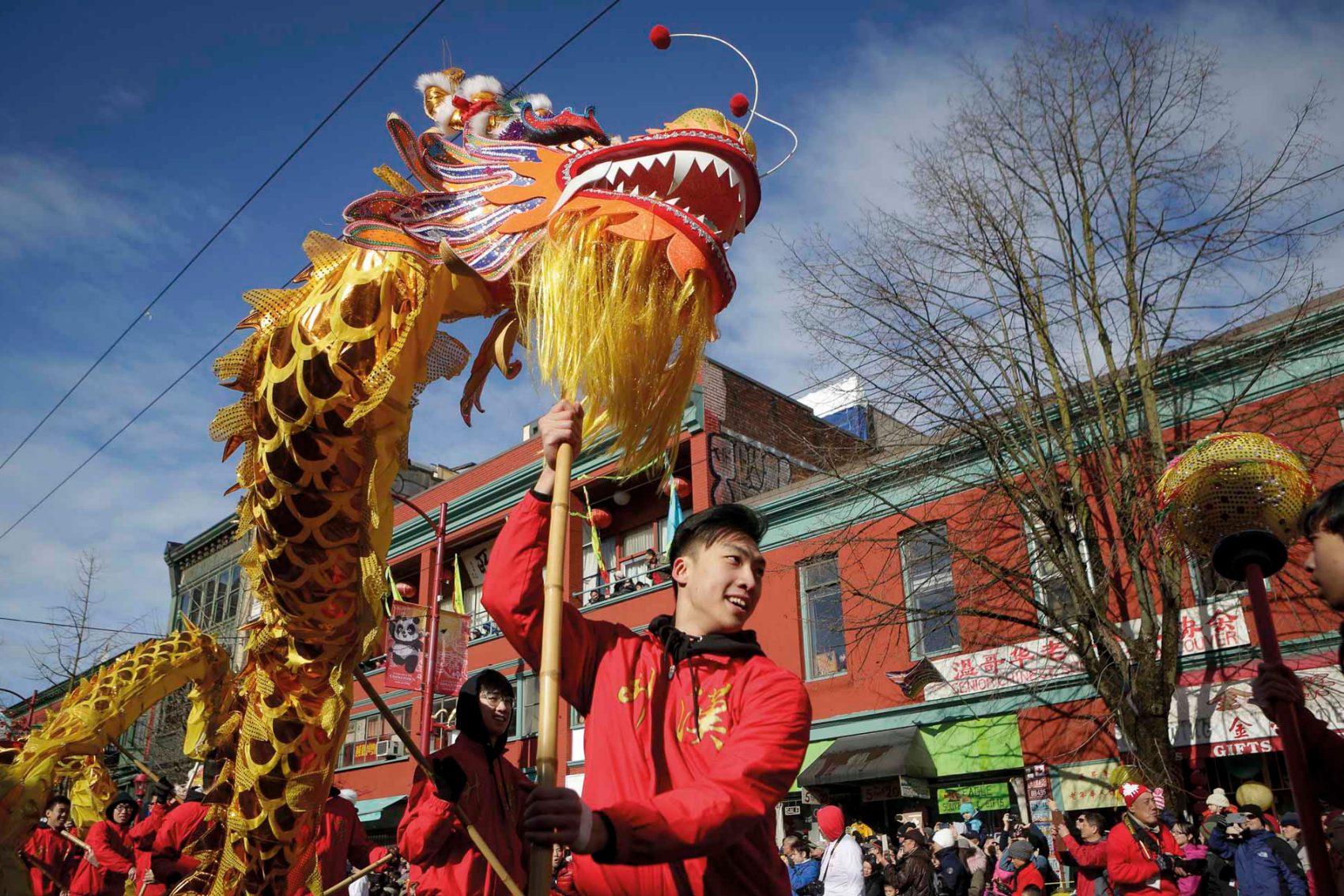 A Chinese New Year parade in Vancouver. Credit: Liang Sen/Xinhua/Sipa USA/Newscom