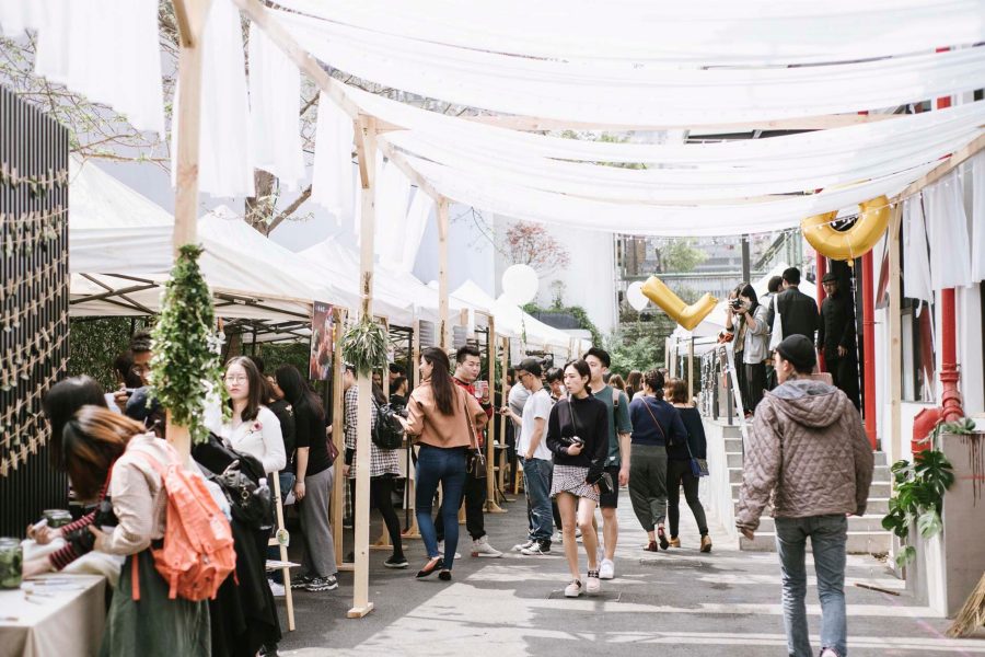 Industrial Bloom Fest at Common Rare, shanghai market