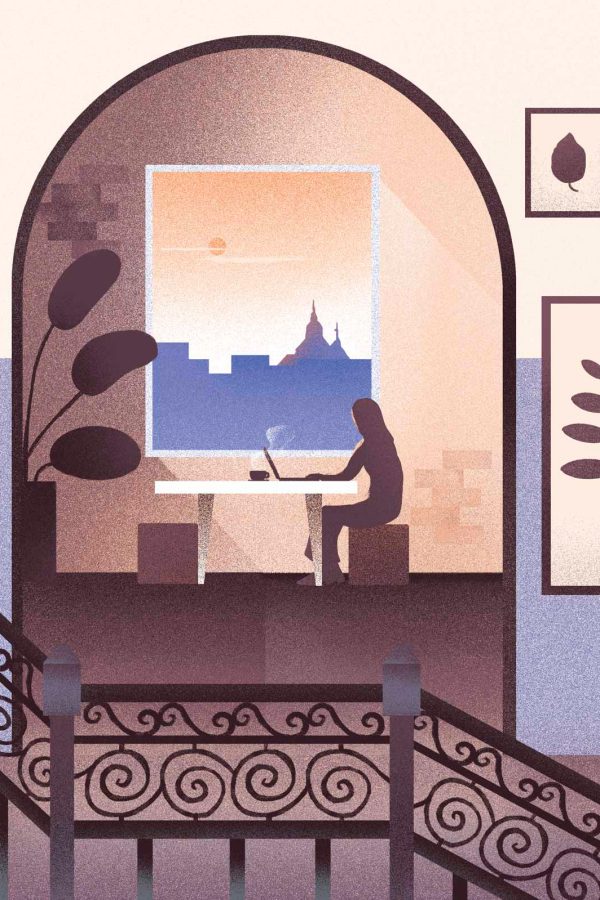 Yangon illustration