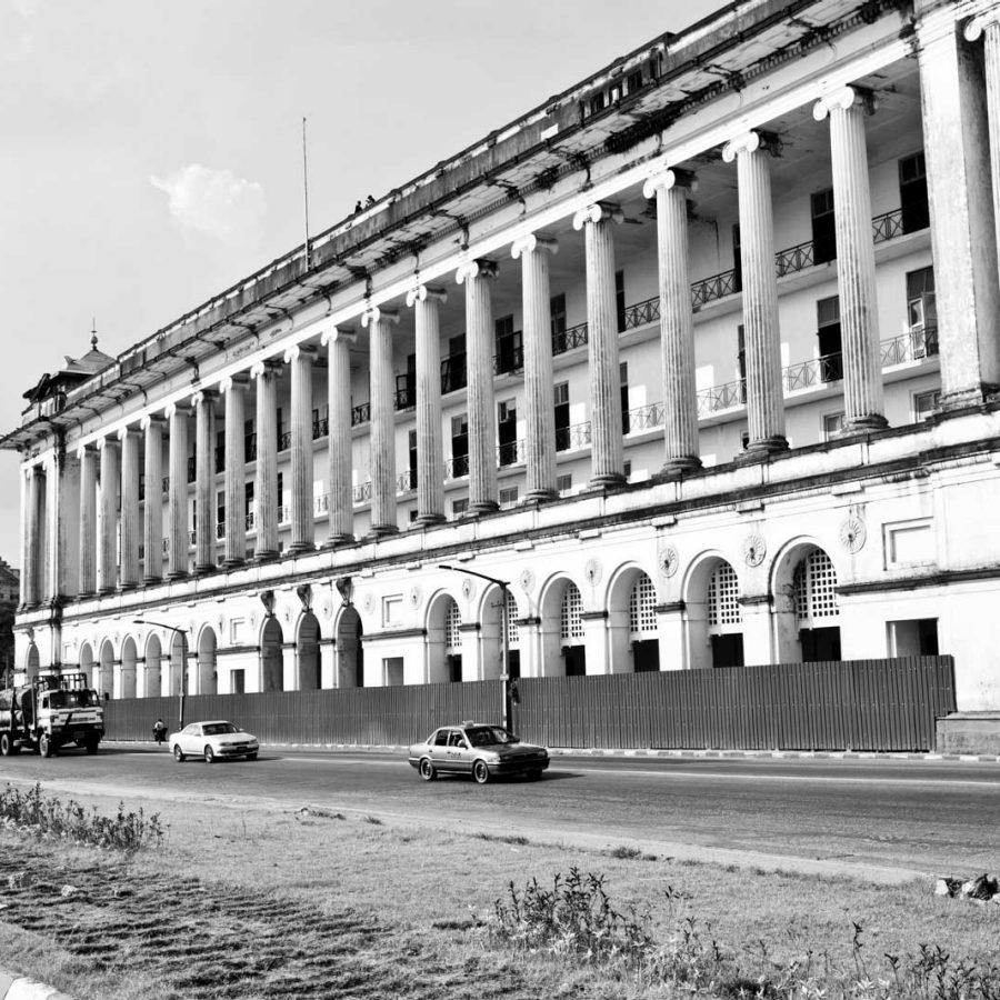 Yangon Division Office Complex (originally New Law Courts), Yangon, Myanmar.