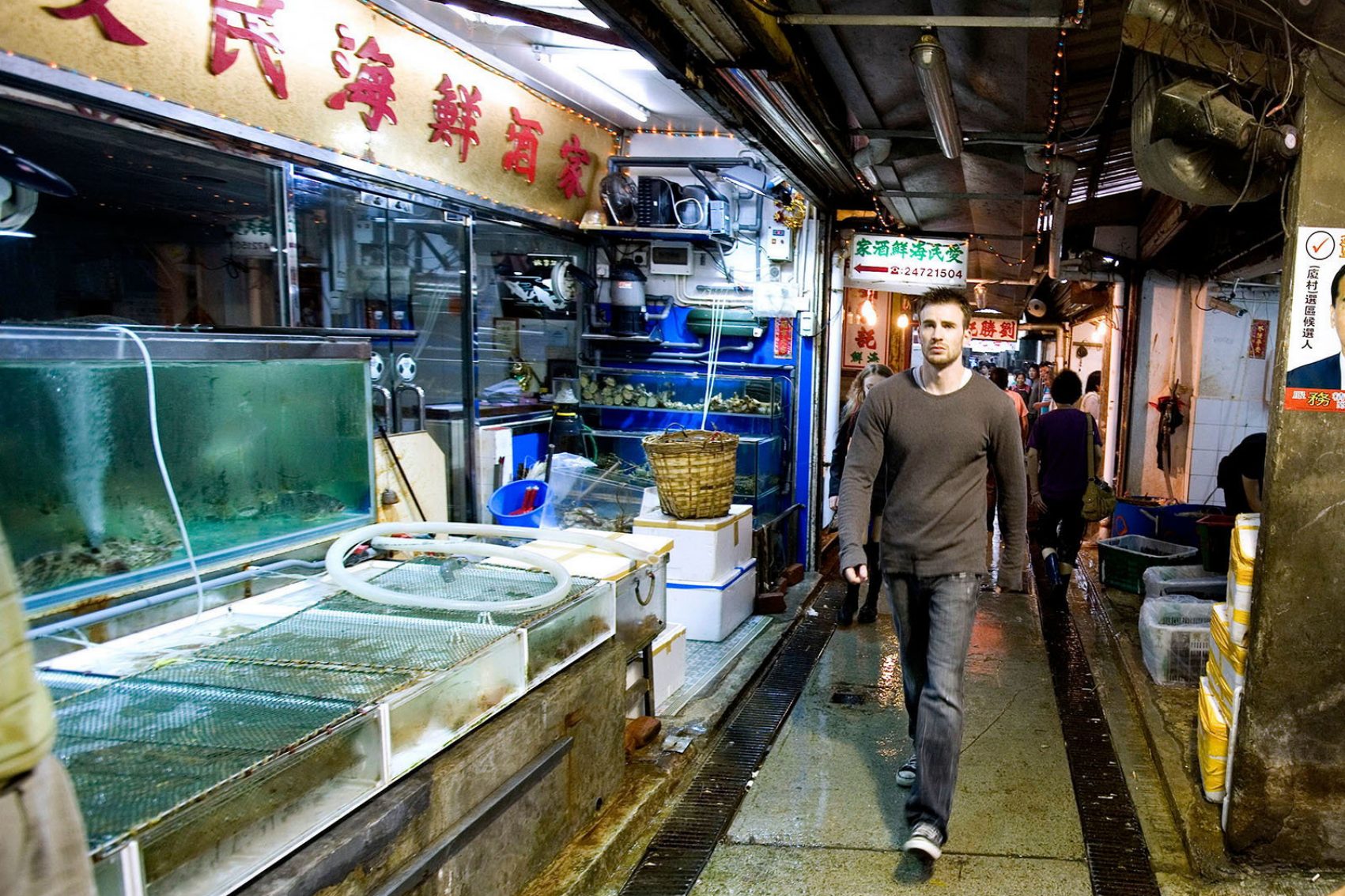 Wan Chai wet market; Credit: AF archive / Alamy Stock Photo