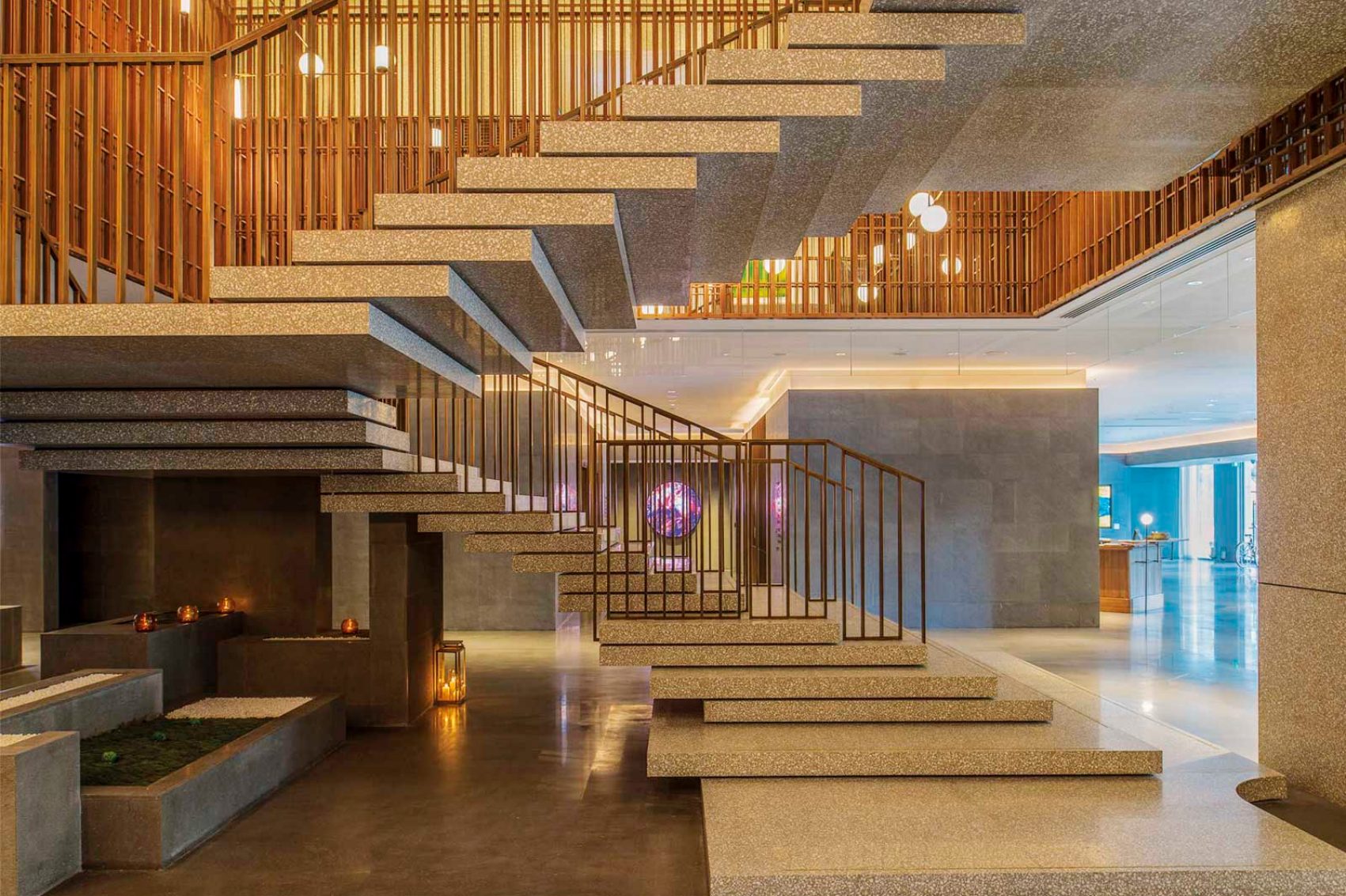 The sukhothai Shanghai lobby