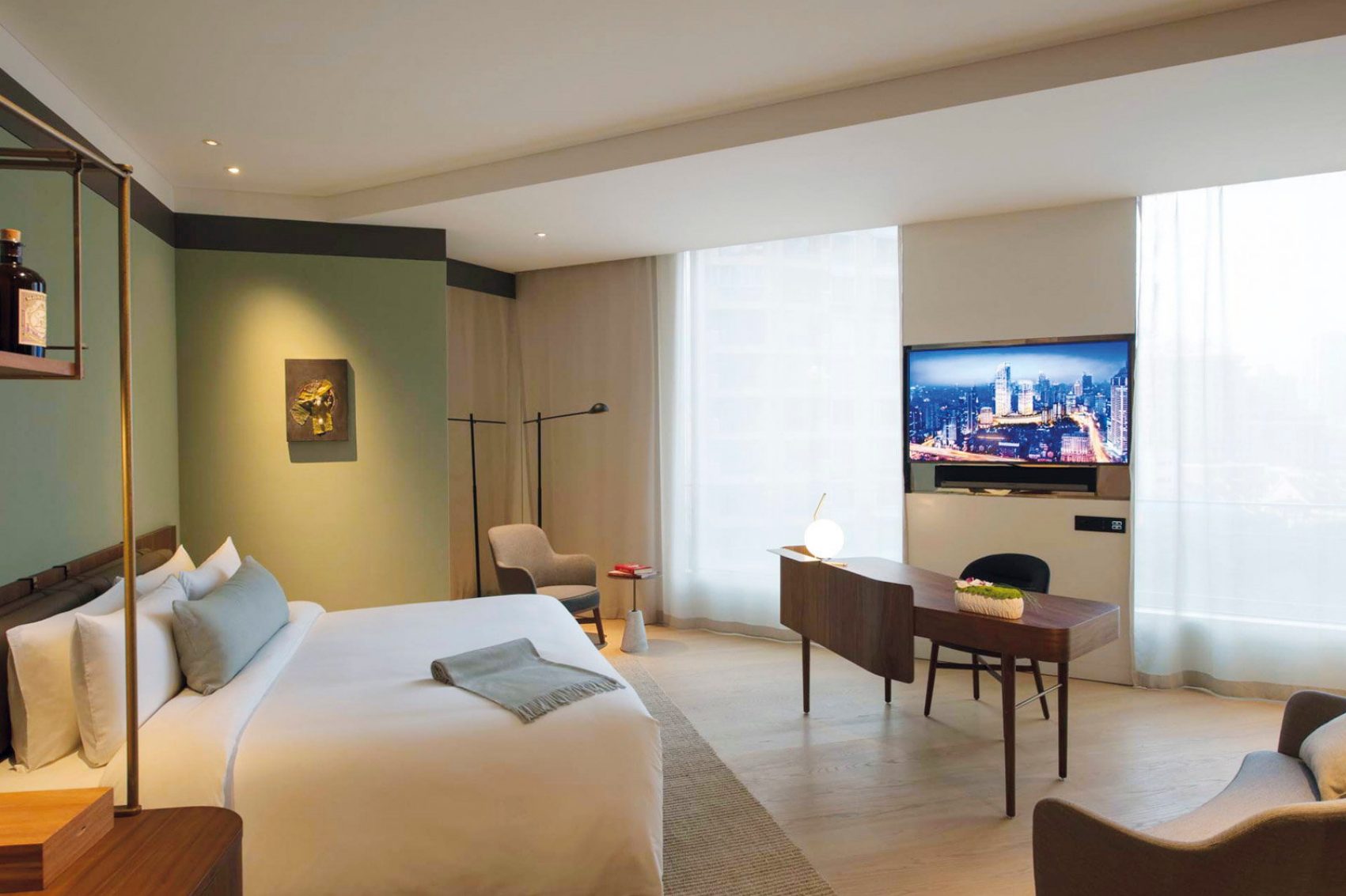 The sukhothai Shanghai guest room