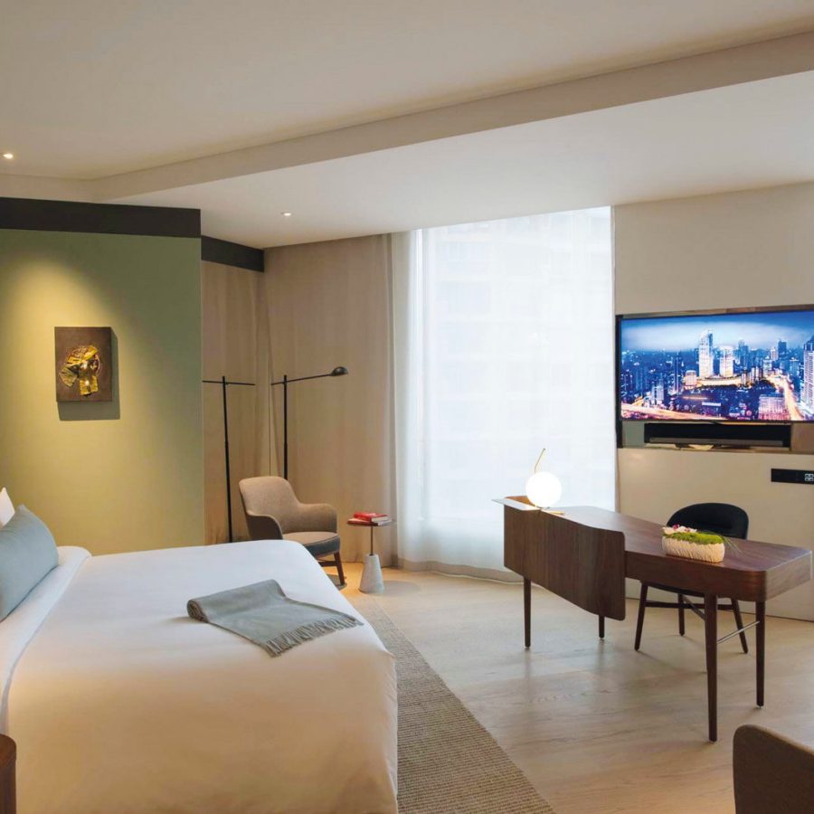 The sukhothai Shanghai guest room