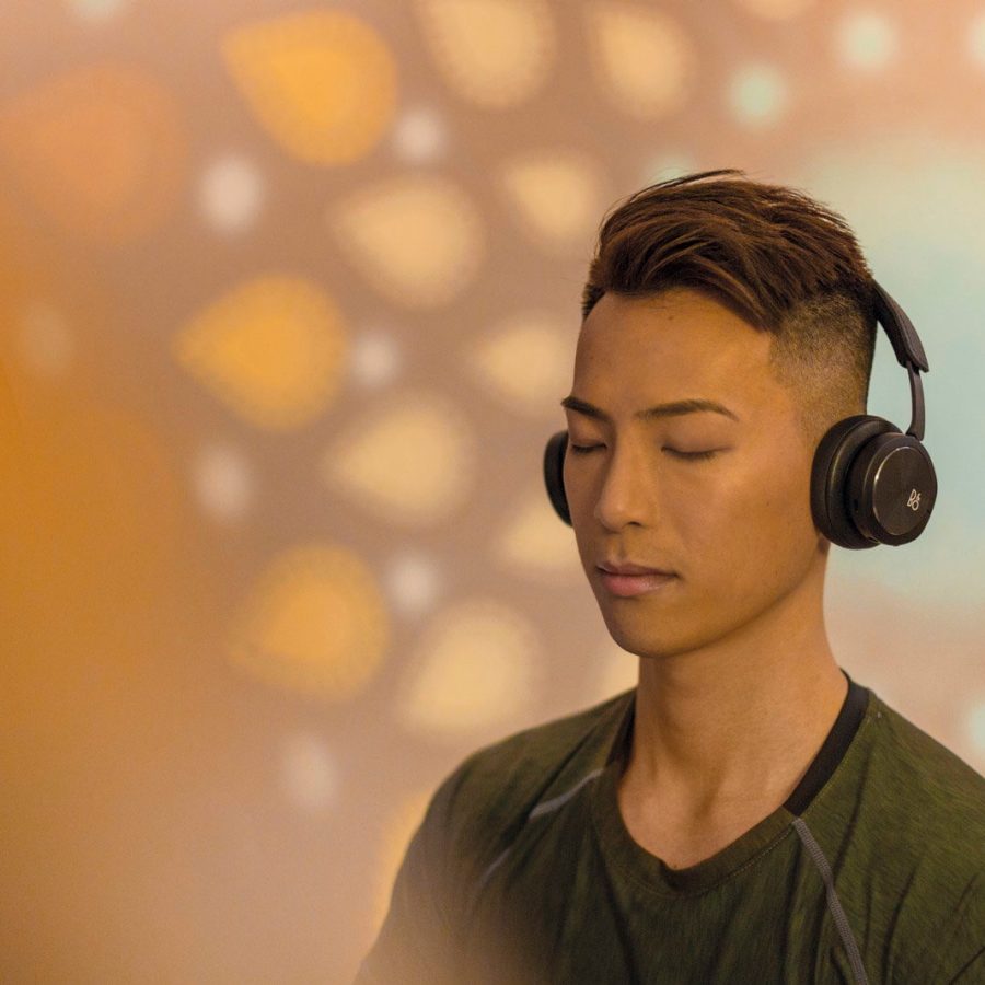 The audio system also has content from Headspace, which guides passengers through a series of meditations