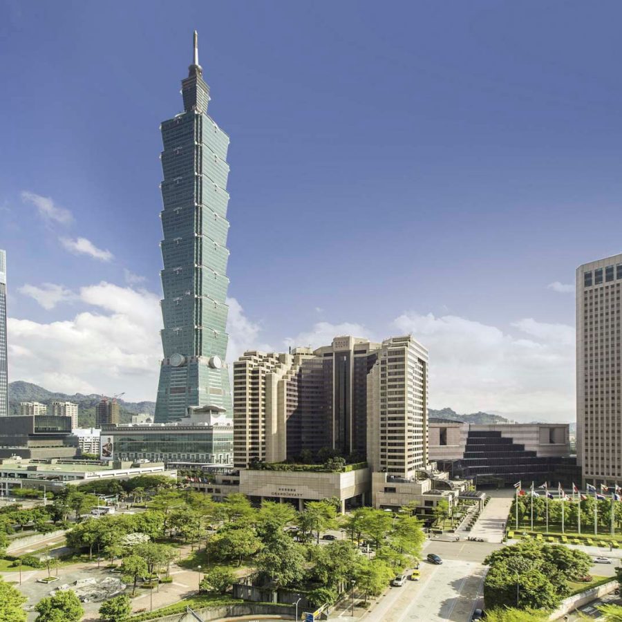 Taipei Grand Hyatt, with Taipei 101