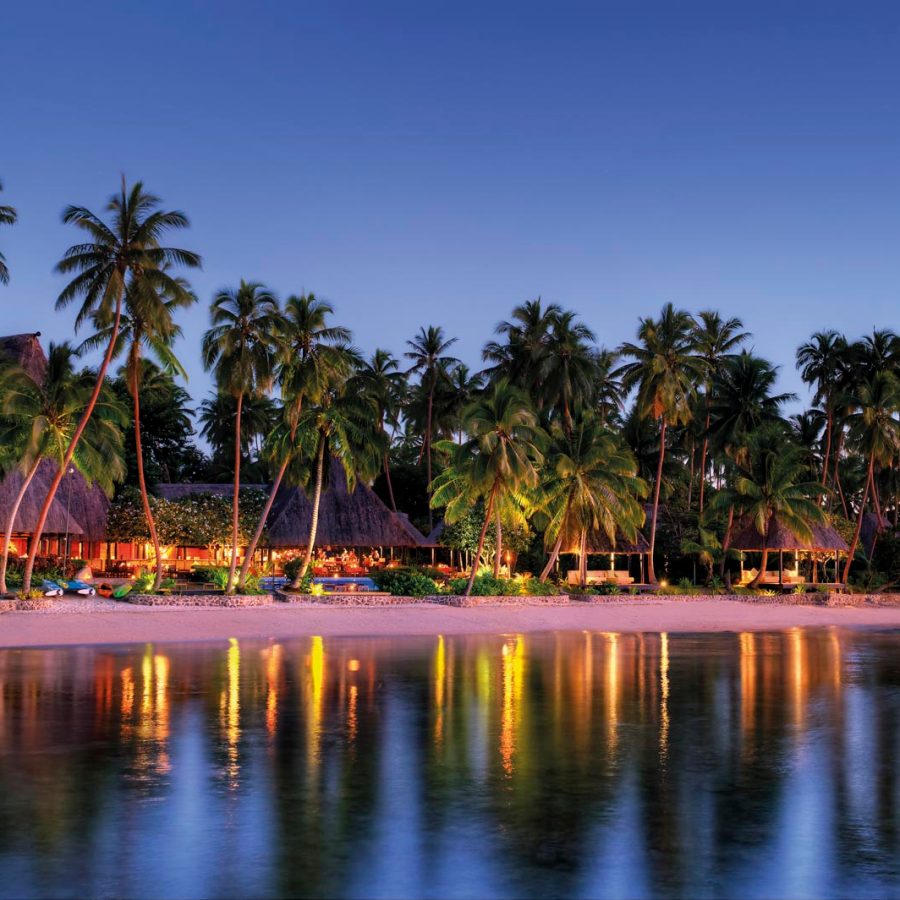 Jean-Michel Cousteau Resort, Fiji in the evening