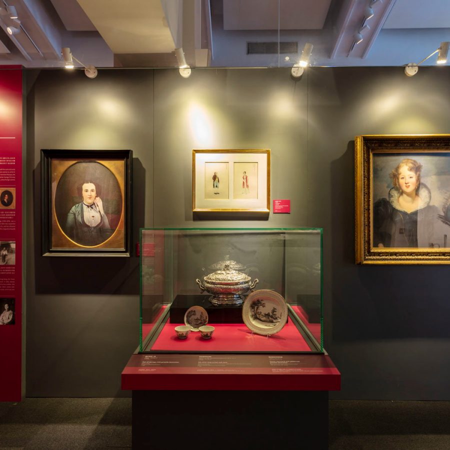 Artifacts in museum
