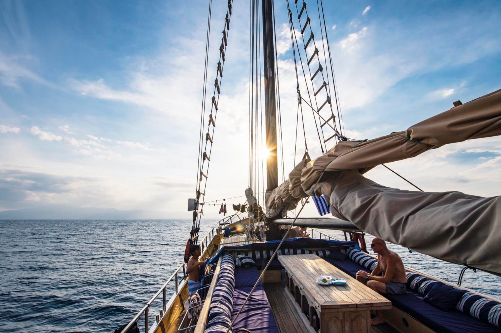 Sailing in Komodo