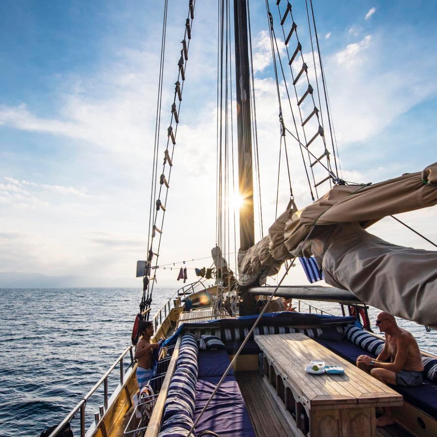 Sailing in Komodo