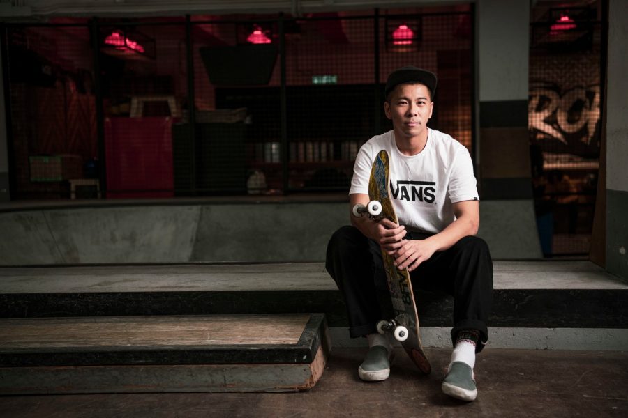 Hong Kong skateboarders