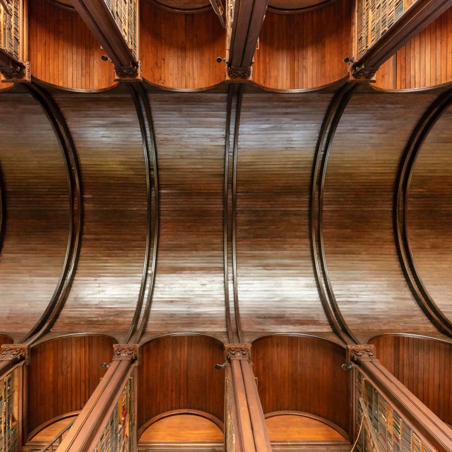 Trinity College Library, which houses the Book of Kells