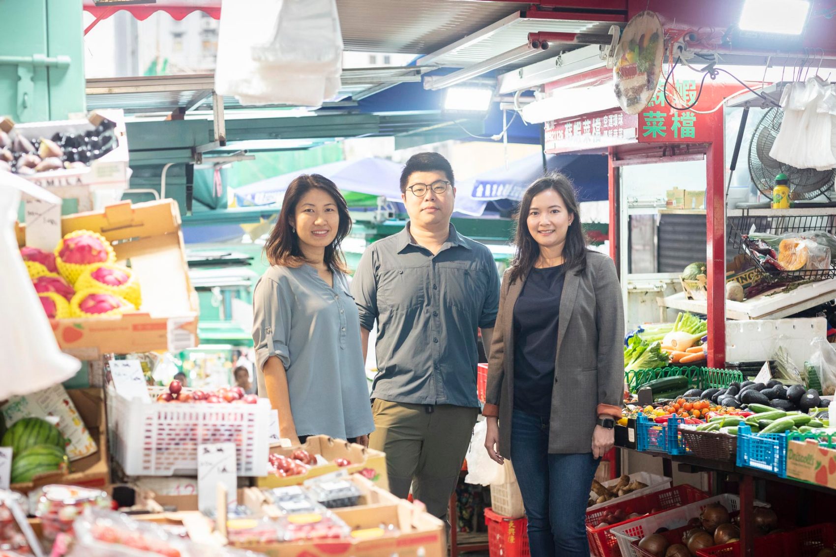 Hong Kong's walking tour guides. Credit: Mike Pickles
