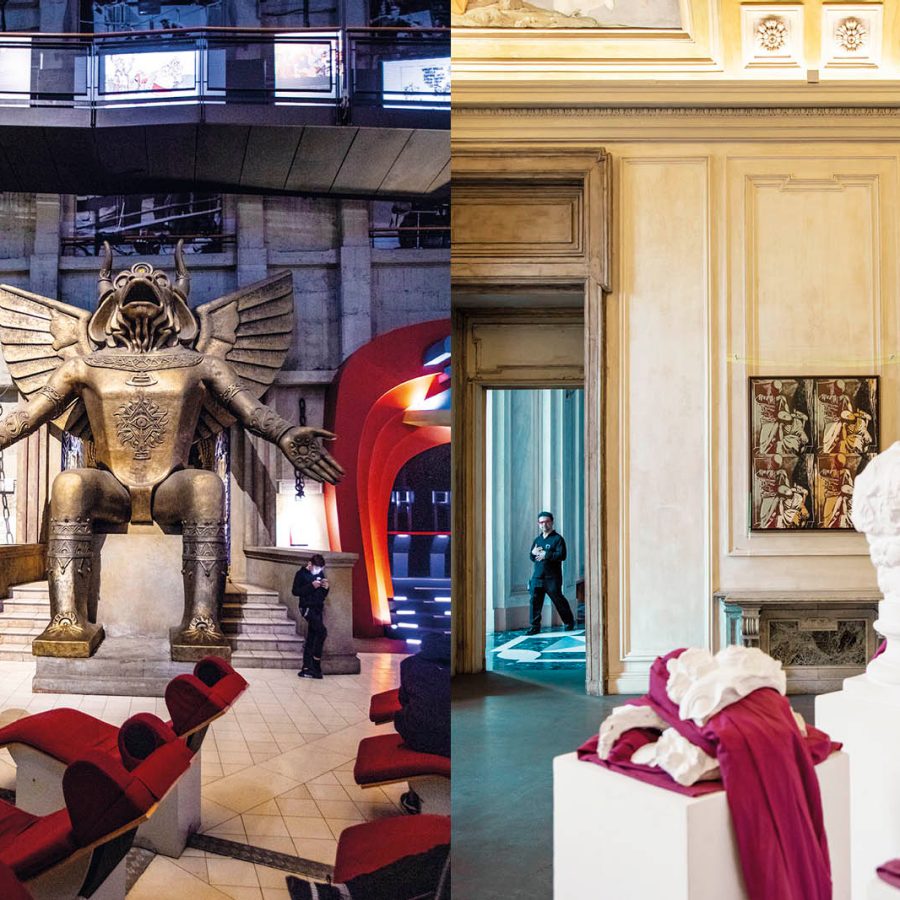 Left image: Museo del Cinema. Credit: Alberto Bernasconi. Right image: Castello di Rivoli. Credit: Alberto Bernasconi