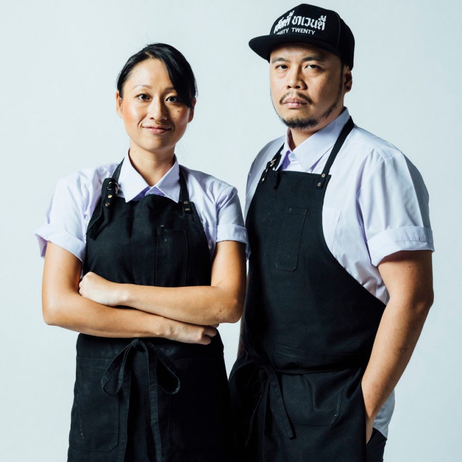 80/20 head chef Napol "Joe" Jantraget and partner Saki Hoshino