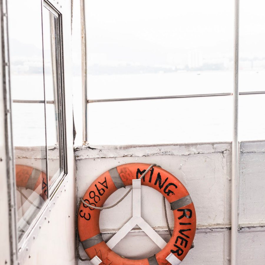 Ming ferry life buoy. Credit: Mike Pickles