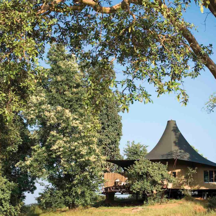 Tent exterior