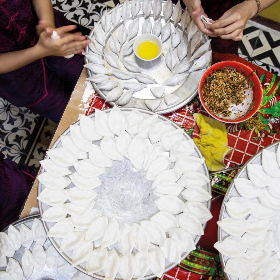 White rose dumplings. Credit: Cedric Arnold