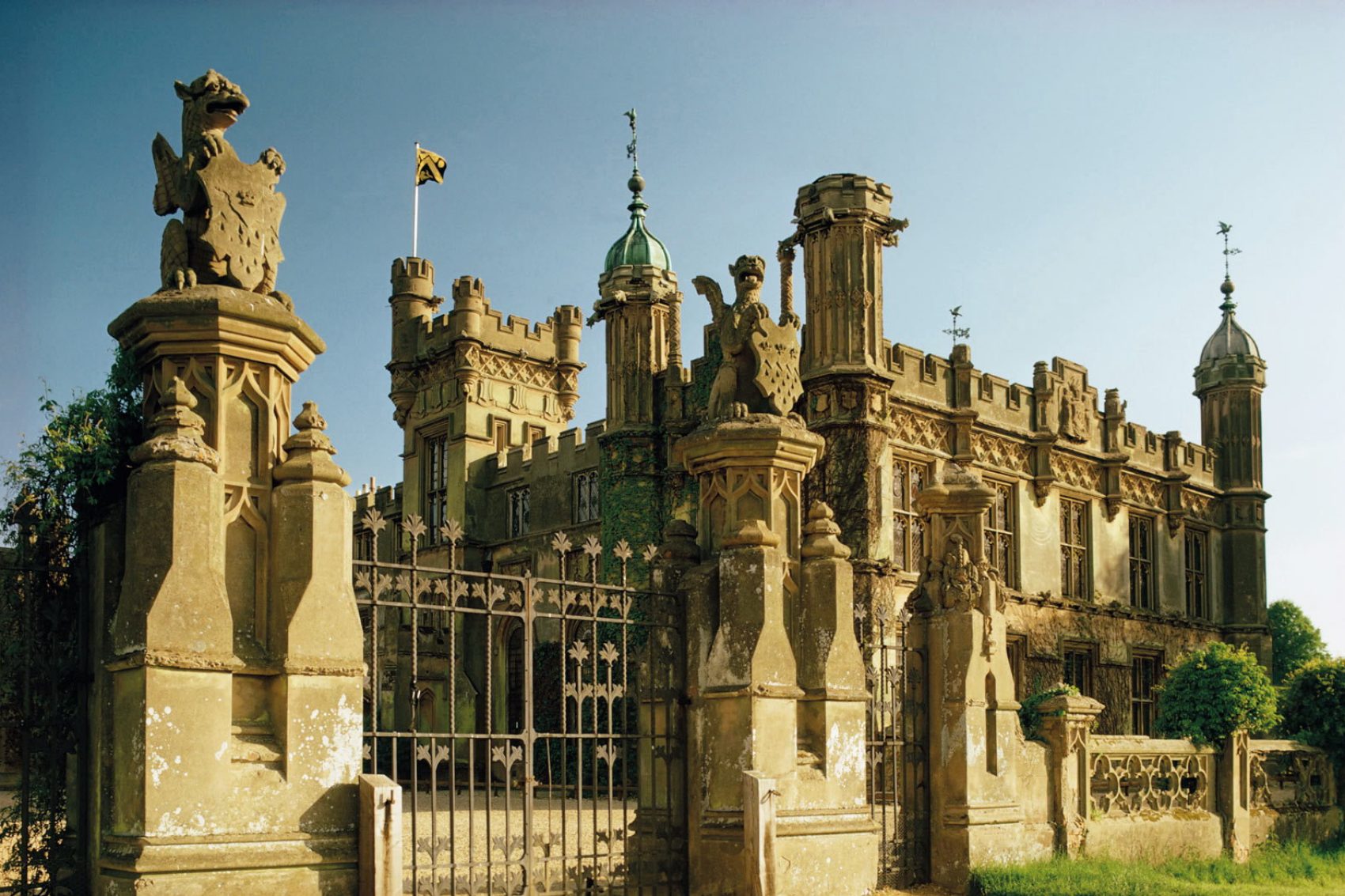 Castle, blue skies