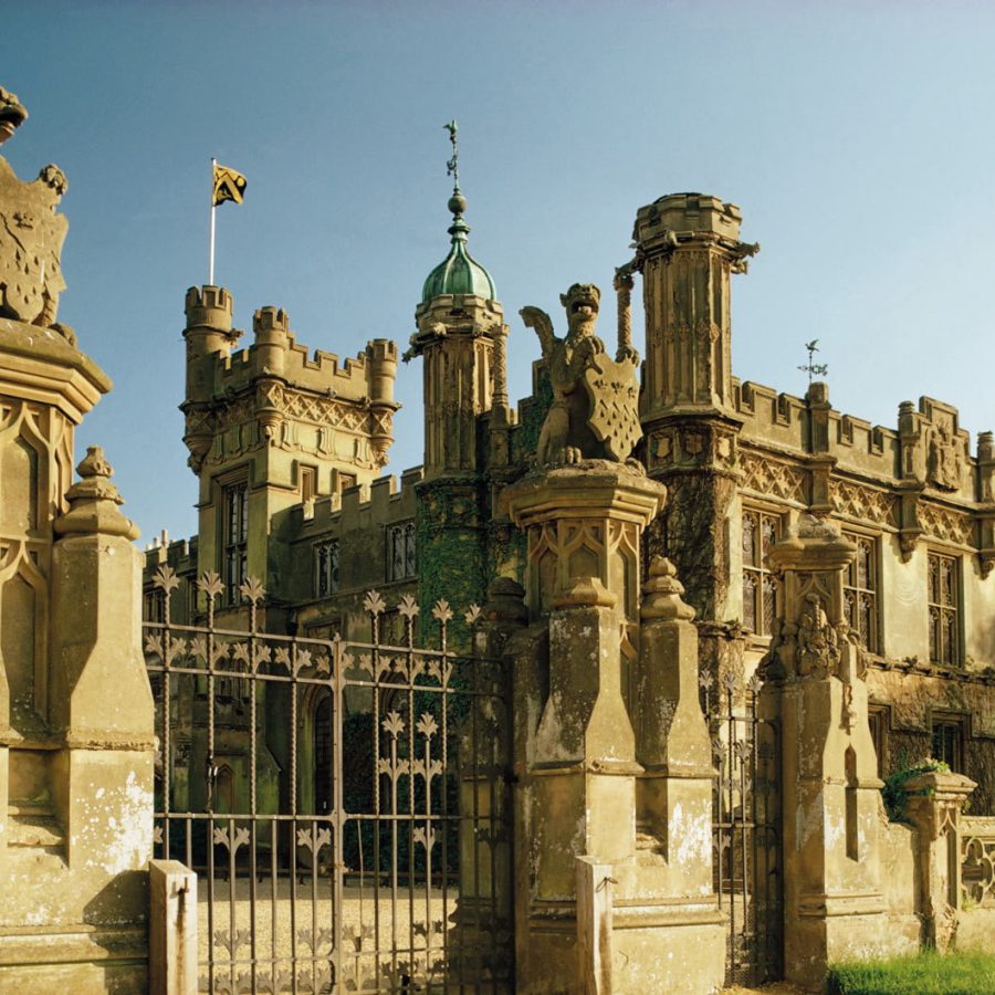 Castle, blue skies