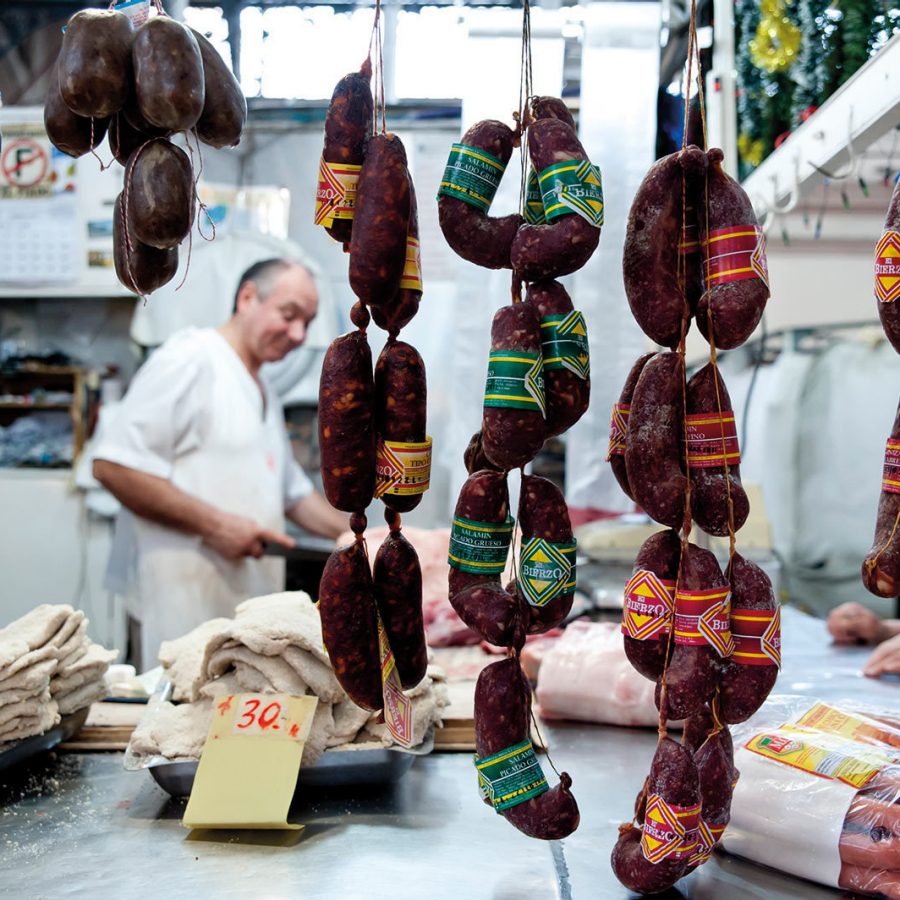 Meat at Buenos Aires market