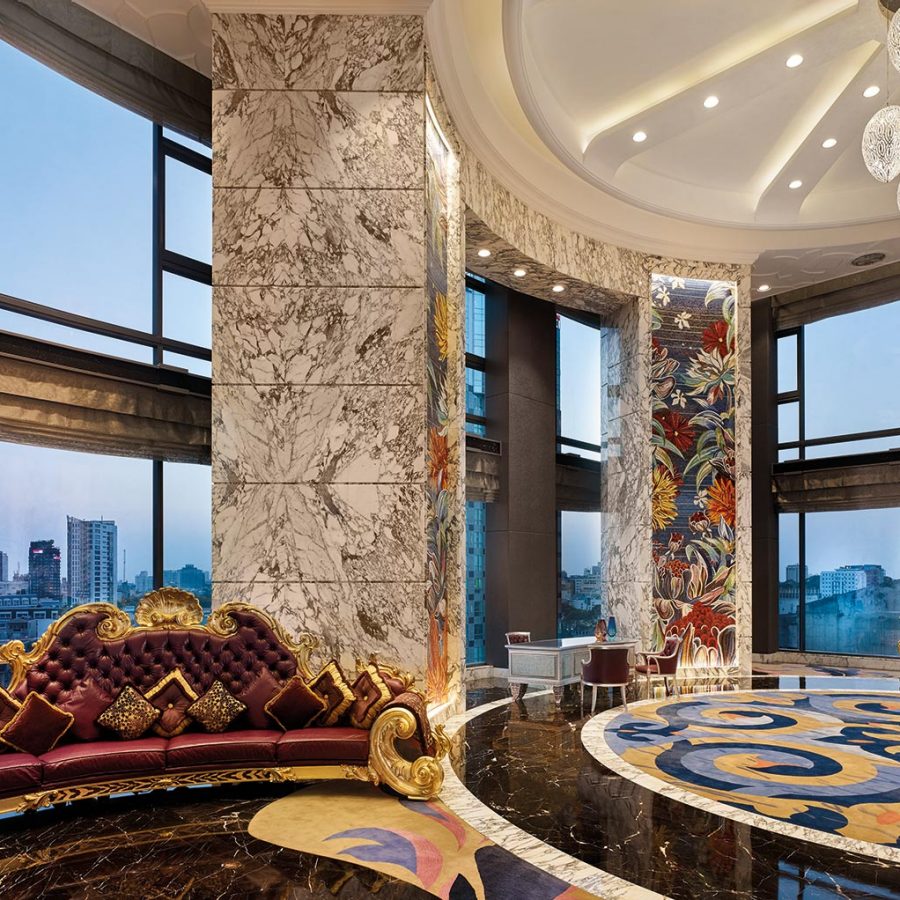 The Reverie Saigon lobby 