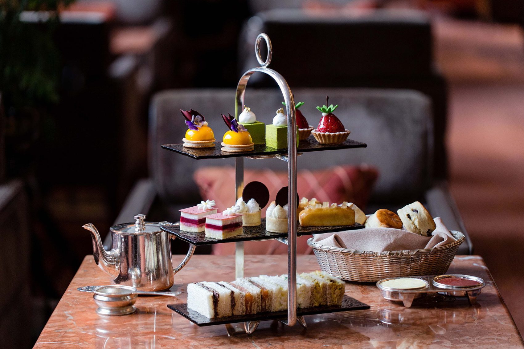 Clipper lounge afternoon tea. Credit: Stephanie Teng