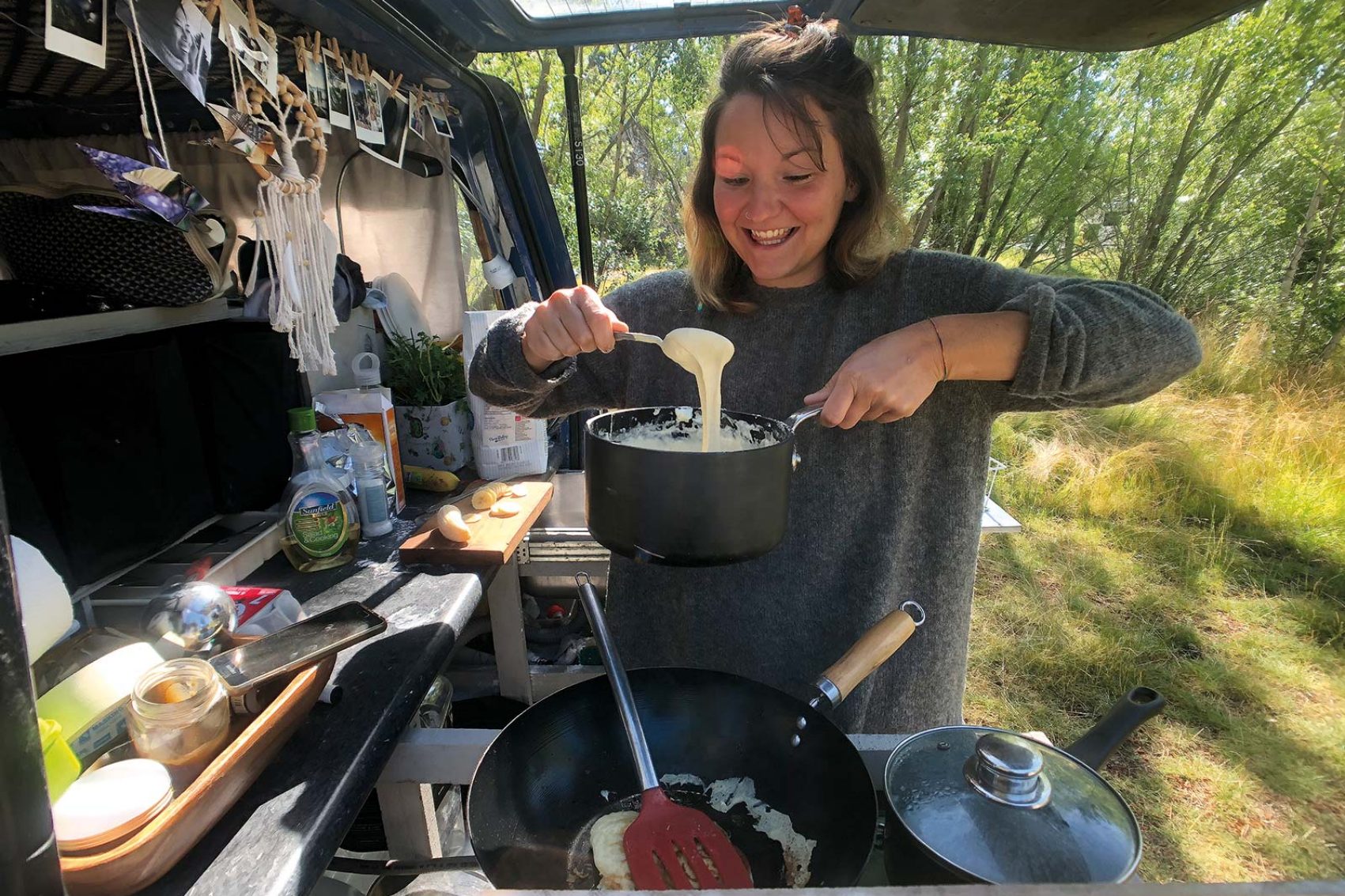 Cooking when having road trip