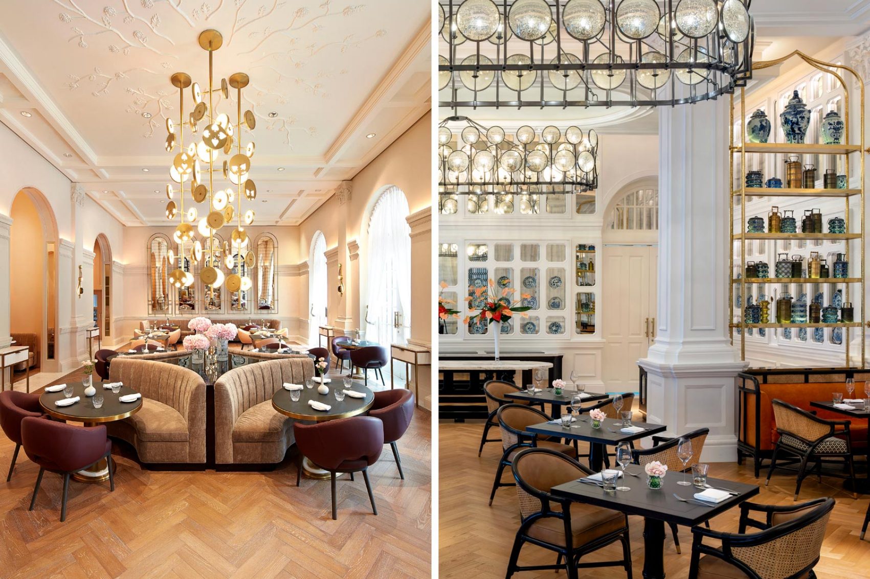 La Dame de Pic and Tiffin Room, Raffles Singapore