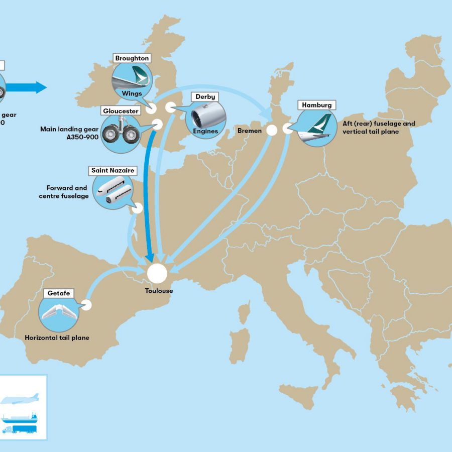 Airbus component map