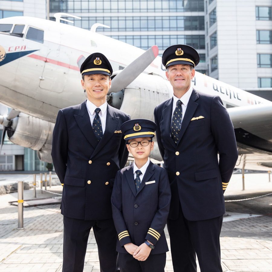 Nok-him and Cathay pilots