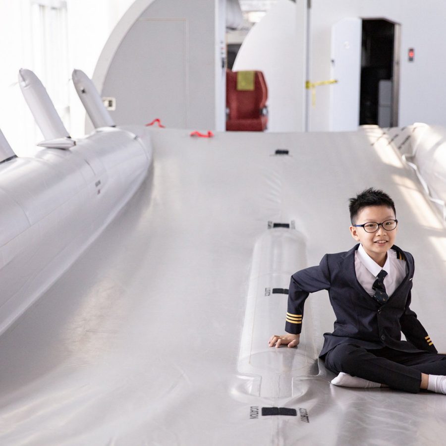 Nok-him inside Flight Training Centre