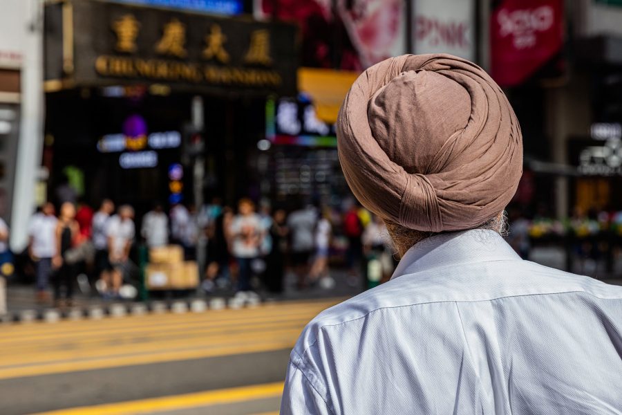 South Asian man in Hong Kong. Credit: Moses Ng
