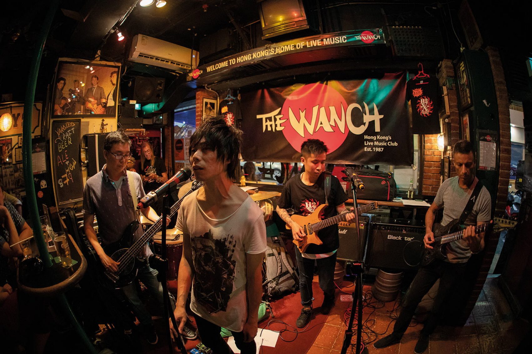 Gig at The Wanch, Wan Chai, Hong Kong. Credit: Oliver Spiesshofer/hongkong-rocks