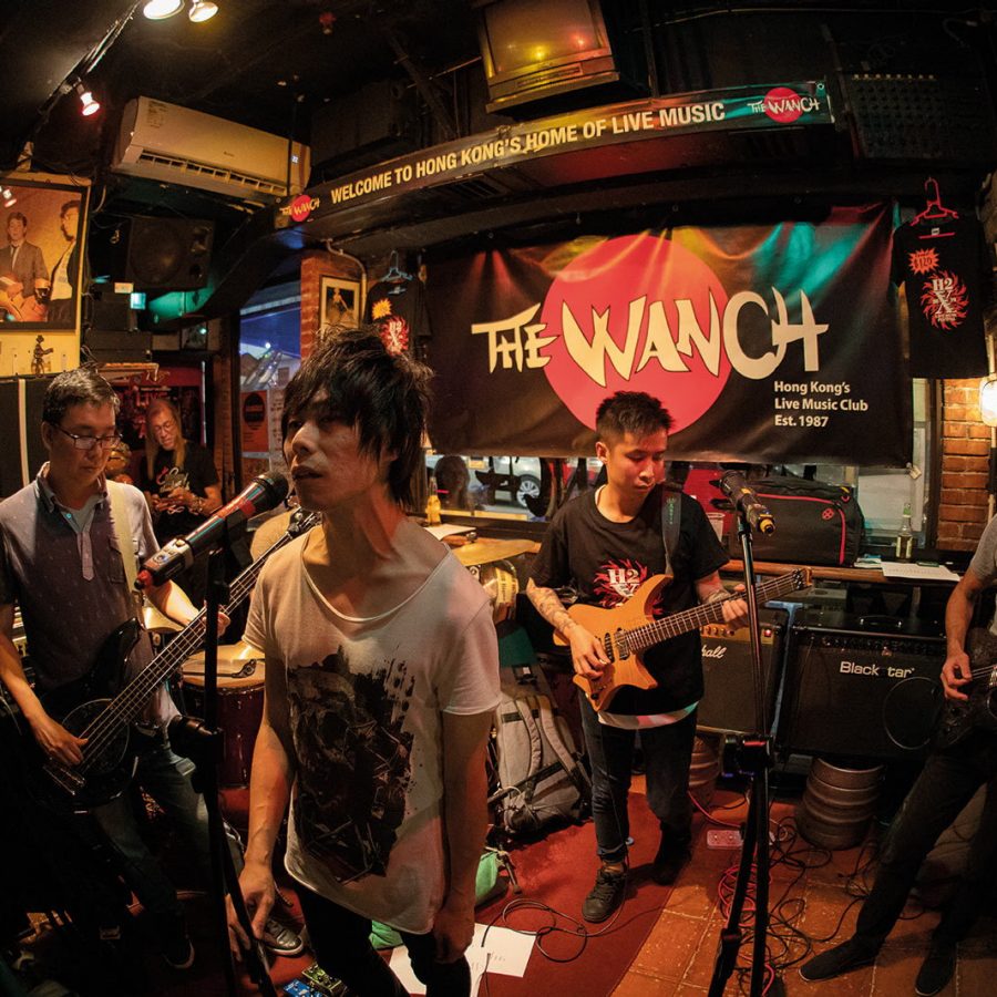 Gig at The Wanch, Wan Chai, Hong Kong. Credit: Oliver Spiesshofer/hongkong-rocks