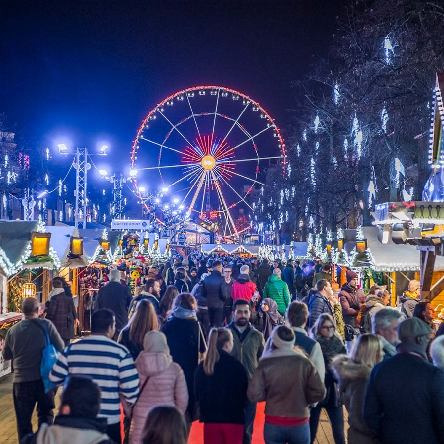 Christmas market Brussels, Belgium