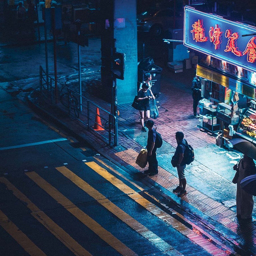 Hong Kong night view